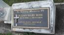 
Lillian Mary ROSE
b: 15 Dec 1902
d: 29 Nov 2003

Cooloola Coast Cemetery

