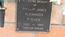 
Phillip James Alexander FISHER
b: 1920
d: 1995

Cooloola Coast Cemetery


