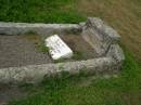 
Nigel Griffiths BUCHANNAN
b: England 16 Jun 1853
d: Cressbrook 21 Jun 1939

and his wife
Mabel BUCHANNAN
b: 8 Mar 1866
d: 2 Aug 1947

Cressbrook Homestead, Somerset Region

