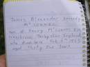 
James Alexander Kennedy McCONNEL
d: 6 Feb 1863 aged 31
son of Henry McCONNEL Esq, Cressbrook Derbyshire England

Cressbrook Homestead, Somerset Region
