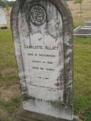 
Charlotte ALLATT
d: Cressbrook 14 Aug 1930 aged 65

Cressbrook Homestead, Somerset Region
