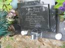
Denis Patrick ROONEY
b: 21 Jun 1941
d: 12 Jun 2006

father of Garry, Kathy, Cindy, Tony
grandfather to Shannon, Brooke, Shania
partner of Bobby

Diddillibah Cemetery, Maroochy Shire

