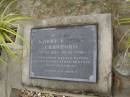 
(Robbie) Harry Robert CRAWFOWD
b: 22 Feb 1952
d: 6 Mar 2006
son of Harry and Daphne

Diddillibah Cemetery, Maroochy Shire

