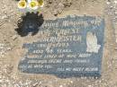 
Frank Ernest HAMMERMEISTER,
1905 - 1993 aged 88 years;
loved by wife Mary,
daughter Irene & family;
Dugandan Trinity Lutheran cemetery, Boonah Shire

