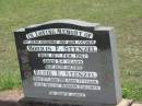 
Morris F. STENZEL,
husband father,
died 12 Feb 1967 aged 54 years;
Elsie E. STENZEL,
mother,
died 17 June 1991 aged 71 years,
also wife of Hermann STALLMAN;
Dugandan Trinity Lutheran cemetery, Boonah Shire
