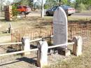 
Anna Maria Machlina MATHIAS,
died 13 Nov 1893 aged 19 years 9 months;
Edmond, infant son, aged 2 days;
Fernvale General Cemetery, Esk Shire

