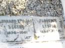 
Leonard Thomas LESTER,
1878 - 1961;
Florence LESTER,
1880 - 1954;
Forest Hill Cemetery, Laidley Shire
