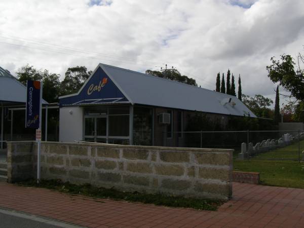Fremantle cemetery with coffee shop,  | Western Australia  | 