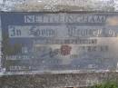 
parents;
Fred NETTLEINGHAM,
27-10-1902 - 28-10-1984;
Freda NETTLEINGHAM,
11-8-1911 - 22-1-1991;
Gheerulla cemetery, Maroochy Shire
