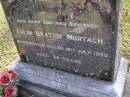 
Colin Beattie MURTAGH, son brother,
accidentally killed 18 July 1959;
Gheerulla cemetery, Maroochy Shire

