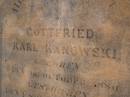 
Gottfried Karl KANOWSKI,
born 30 Oct 1880,
died 1 Sept 1896;
Glencoe Bethlehem Lutheran cemetery, Rosalie Shire
