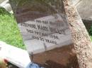 
Josephine Mary WILLIS, wife mother,
died 29 May 1956 aged 35 years;
Gleneagle Catholic cemetery, Beaudesert Shire
