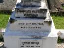 
Charles Alfred BEETHAM,
died 21 Aug 1929 aged 72 years;
Theresa BEETHAM,
died 28 Aug 1945;
Marian Evelyn BEETHAM,
died 23 May 1962;
Gleneagle Catholic cemetery, Beaudesert Shire
