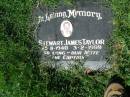 
Stewart James TAYLOR,
25-11-1940 - 3-2-1999;
Gleneagle Catholic cemetery, Beaudesert Shire
