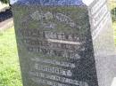 
Denis BROLAN,
died 7 Feb 1942 aged 79 years;
Bridget, wife,
died 6 May 1946 aged 90 years;
Bridget, daughter,
died 5 Oct 1907;
William, son,
died 29 June 1908;
Gleneagle Catholic cemetery, Beaudesert Shire
