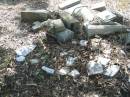 
[Smashed headstones];
Goodna General Cemetery, Ipswich.
