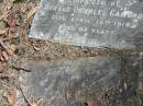 
Donald Charles CAMERON died 15 April 1914 aged 87 years;
wife Elizabeth died 19 Mar 19?5 aged 85 years;
Goodna General Cemetery, Ipswich.
