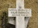 
Colin MAUDSLEY,
son of Thomas & Rene? MAUDSLEY,
died 29 May 1918 aged 3 years 4 months;
Goomeri cemetery, Kilkivan Shire
