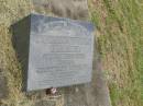 
Katherine Elfreda GOODCHILD,
28-1-1899? - 25-11-1929,
wife of Ernest Henry GOODCHILD,
mother of Jim, Elaine, Keith & Geoff;
Goomeri cemetery, Kilkivan Shire
