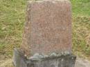 
Robert DOWNING,
died 7 Aug 1935 aged 75 years;
Goomeri cemetery, Kilkivan Shire
