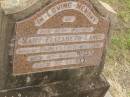 
Mary Elizabeth LANGE,
mother,
wife of Charles Frederick LANGE,
died 9 March 1948? aged 72 years;
Goomeri cemetery, Kilkivan Shire
