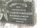 
Edward Belmore FORSTER,
husband,
died 27 April 1940 aged 60 years;
Goomeri cemetery, Kilkivan Shire
