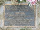 
Nancy McAuslane SMITH,
died 29 July 1996 aged 62 years,
wife mum nanna,
remembered by Col, Chick, Danny & Dave;
Goomeri cemetery, Kilkivan Shire
