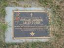 
Donald Arthur MCINTOSH,
19-10-1930 - 28-12-2001,
husband of Kathleen Rae,
father of Rodney, Helen & Peter;
Goomeri cemetery, Kilkivan Shire
