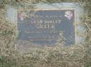 
Owen Lexley GREER,
23-10-1926 - 08-9-2000,
son brother uncle great-uncle;
Goomeri cemetery, Kilkivan Shire
