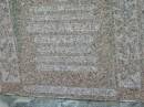 
Richard Eyre PATTERSON,
husband father,
died 31 March 1943 aged 54 years;
Goomeri cemetery, Kilkivan Shire   
