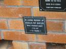 
Cecelia Fay NAYLER,
died 1-12-67 aged 21 years;
Goomeri cemetery, Kilkivan Shire
