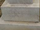
Charles UNDERWOOD,
husband of Mary A. UNDERWOOD,
died 6 ?? 1917 aged 70 years;
Greenmount cemetery, Cambooya Shire

