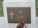
F W GRAY
18 Mar 1976
aged 62

Eliza Florence GRAY (Flo)
4-3-1917 to 21-1-2000
(wife of Fred)

St Matthews (Anglican) Grovely, Brisbane
