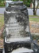 
William John CLEMENTS
6 Mar 1886
aged 67 

St Matthews (Anglican) Grovely, Brisbane
