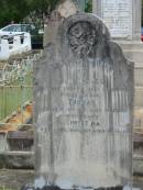 
John HOYES
29 May 1919
aged 58

son
Thomas
19 Jun 1915
aged 18

wife
Christina
23 Apr 1929
aged 66

St Matthews (Anglican) Grovely, Brisbane
