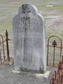 
John MEISSNER
d: 18 Mar? 1891, aged 21
Haigslea Lawn Cemetery, Ipswich
