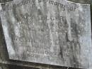 
John DILGER
12 Sep 1906, aged 76
Wilhelmina C DILGER
15 Mar 1939, aged 80
Haigslea Lawn Cemetery, Ipswich
