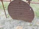 
Carl August Ferdinant REINHARDT
b: 18 Aug 1844
d: 11 Merz 1914
Haigslea Lawn Cemetery, Ipswich

