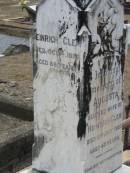 
Augusta (wife of) Heinrich CLEM
21 Jul 1920, aged 63
Heinrich CLEM
4 Oct 1936, aged 86
Haigslea Lawn Cemetery, Ipswich
