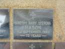 
Dorothy Mary Scerena MASON
4 Sep 1980, aged 73
Saint Augustines Anglican Church, Hamilton

