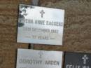 
Elvena Anne SAGGERS
28 Dec 1982, aged 77
Saint Augustines Anglican Church, Hamilton

