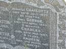 
Eliza JOHNSTON
d: Jan 1871, aged 66
Charles JOHNSTON
d: 7 Jan 1909, aged 64
(wife) Martha (JOHNSTON)
d: 23 Aug 1943, aged 89
(dau) Charlotte (JOHNSTON)
d: 26 Jul 1873, aged 20 months
(son) George (JOHNSTON)
d: 13 Apr 1883, aged 11 months
(son) Charles (JOHNSTON)
d: 20 Feb 1887, aged 9 years
(son) Andrew (JOHNSTONE)
d: 15 Mar 1887, aged 7 months

Harrisville Cemetery - Scenic Rim Regional Council
