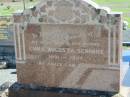 
Emma Augusta SCHIMKE; b: 1891; d: 1937
St Pauls Lutheran Cemetery, Hatton Vale, Laidley Shire

