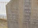 
Mathilda HARTWIG,
born 23 March 1840 Pommern Germany,
died 13 Aug 1913 aged 73 years;
Highfields Baptist cemetery, Crows Nest Shire 

