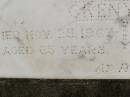 
Nehemiah KENYON,
husband father,
died 25 Nov 1963 aged 65 years;
Howard cemetery, City of Hervey Bay
