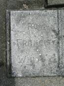 
Roy Francis WHITBY,
died January 1928 aged 2 years;
Howard cemetery, City of Hervey Bay
