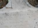 
Johanna BERTCHMAN
geb Win?ock 16 Oct 1829
gest 11 Sept 1896
Hoya Lutheran Cemetery, Boonah Shire

