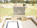 
Abraham John MOY,
husband father,
1868 - 1940;
Florence MOY,
mother,
1875 - 1945;
Ernest Alfred PIKE,
grandson,
25-09-1921 - 18-12-1921,
interred Warra cemetery;
Jandowae Cemetery, Wambo Shire
