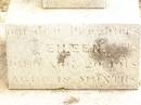 
Eileen,
died 20 Aug 1918 aged 18 months;
Dulcie,
died 24 Aug 1918 aged 4 years 3 months;
children of A.E. & E. GORDON;
Jandowae Cemetery, Wambo Shire
