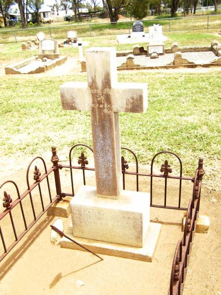 Charles WARREN,  | died 23 Nov 1912  | aged 77 years;  | Jandowae Cemetery, Wambo Shire  |   | 